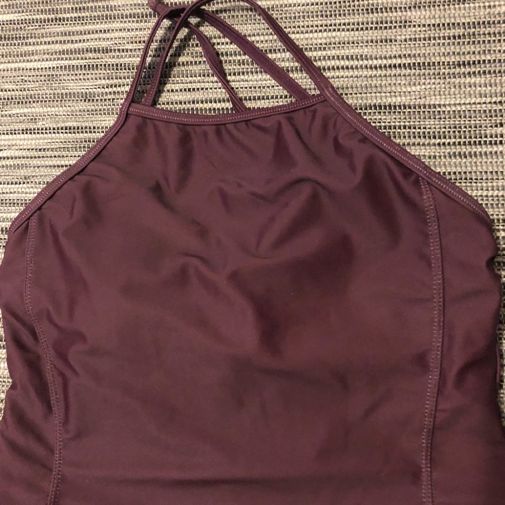 Nani swimwear (dark purple strappy midkini)